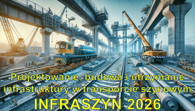 XVIII. edycja Konferencji Naukowo-Technicznej Projektowanie, budowa i utrzymanie infrastruktury w transporcie szynowym – INFRASZYN 2026